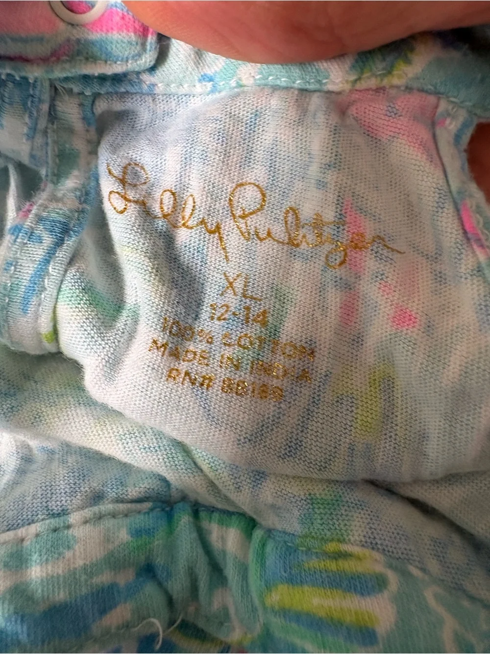 Lilly Pulitzer Big Girls Romper XL 12-14